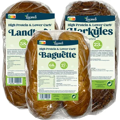 Produktbild von Locawo High Protein Low Carb Super-Hero Brot Box