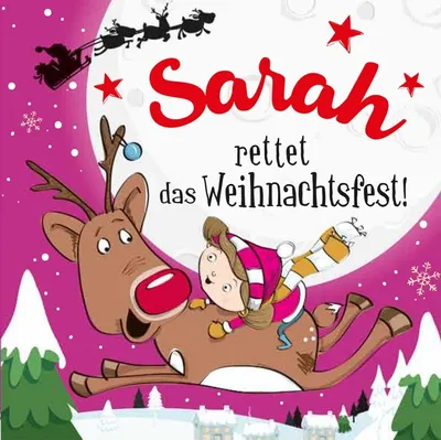 Produktbild von Namens-Weihnachtsbuch - Deine persönliche Weihnachtsgeschichte mit Namen Sarah