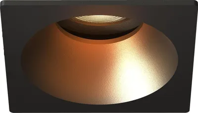 Produktbild von Ledvion LED Einbaustrahler Quadratisch Schwarz dimmbar 3W Warmweiss