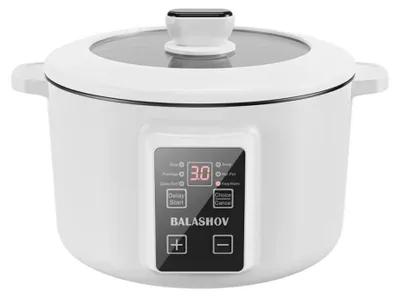 Obrázek produktu pro Elektrický multivark, indukční ohřev, nepřilnavý hrnec, BÍLÁ, EU
