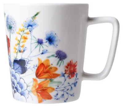 Heinen Delfts Blauw – Kaffeebecher Wildbloemen Bloemenoase 145 ml – Bild 1