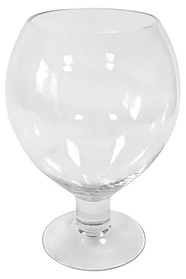 Produktbild von Glas-Ballon-Vase 18 x 25 cm auf Standfuß - Einheitsgröße