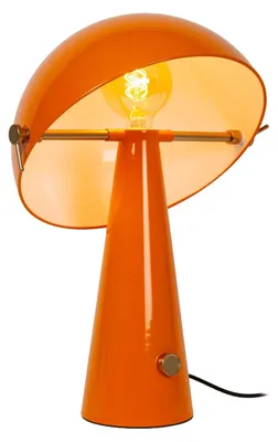 Obrázek produktu pro Lucide BARONE – Stolní lampa – oranžová, 38 cm, 52 cm