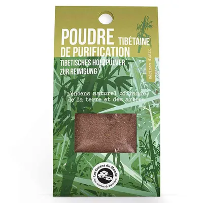 Image de Poudre Tibétaine de purification - Poudre de bois tibétain pour la purification