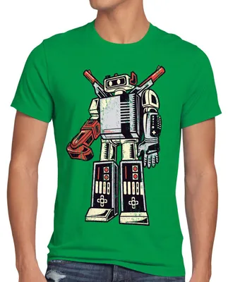 Produktbild von style3 Gametron T-Shirt Herren snes n64 sheldon big bang videospiel