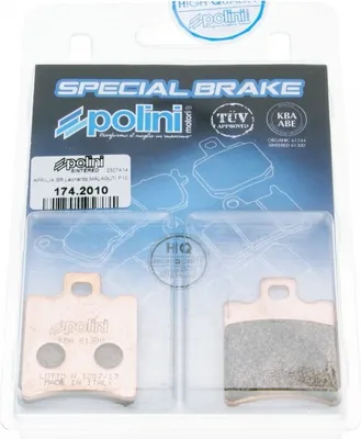 Produktbild von Polini Bremsbeläge Sinter kompatibel mit Aprilia Malaguti MBK Piaggio Yamaha
