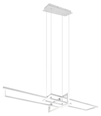 Obrázok produktu pre LED závesné svietidlo - Biele - Kov - 1 svetlo - 110 x 150 cm - Stmievateľné