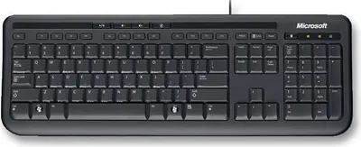 Image de Microsoft Wired Keyboard 600 Black UK Layout (clavier filaire)