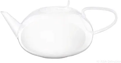 Immagine prodotto di ASA Teekanne mit Edelstahlsieb ATABLE D. 16,1 h 9,45 cm, 1 l 2016013 Vorteilsset beinhaltet 4 x den genannten Artikel und Geschenk + Spende