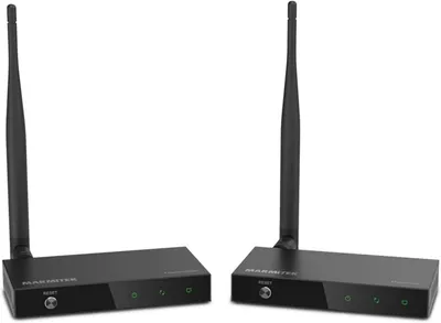 Produktbild von Marmitek TV Anywhere Wireless HD 2 - Wireless HDMI-Extender, 1920 x 1080 Pixel, AV-Sender & -Empfänger, 100 m, Verkabelt & Kabellos, Schwarz, HDCP