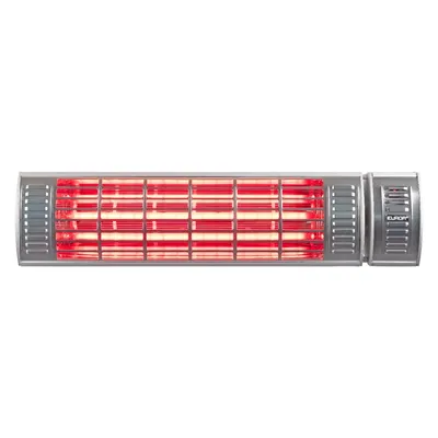 Obrázek produktu pro Euromac Golden 2000 Ultra RCD, Infračervený elektrický přímotop, 100°, IP65, Strop, Zeď, Nerezová ocel, Hliník