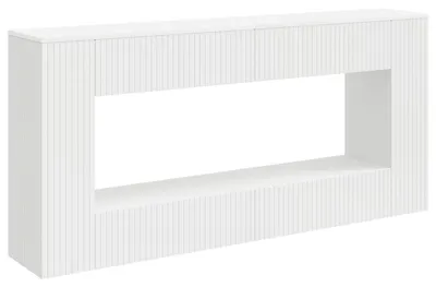 Obrázek produktu pro Konzolový stolek Bílý 155 x 29 x 74 cm Dřevěný materiál