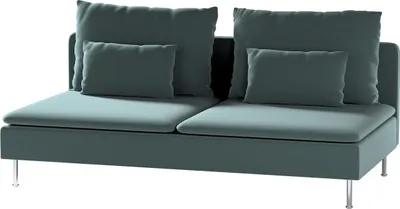 Produktbild von Dekoria Bezug für Söderhamn Sitzelement 3, smaragdgrün, Bezug für Sitzelement 3