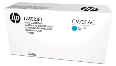 Produktbild von HP C9731AC Cyn Contr LJ Toner Cartridge - Cyan - 1 - Original - Tonereinheit