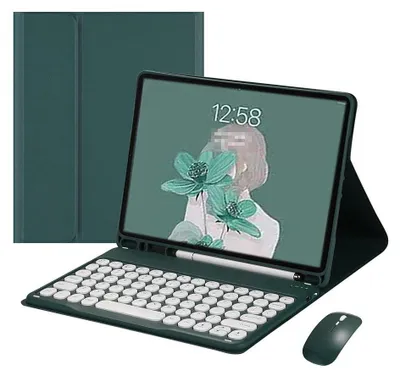 Obrázok produktu pre INF Bluetooth klávesnica s puzdrom a myšou pre Samsung Galaxy Tab S7 FE