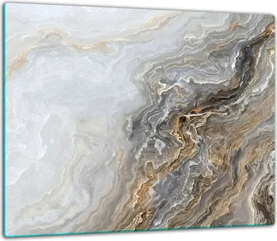 Obrázek produktu pro Krycí desky varné desky Skleněný kryt varné desky 60x52cm mozaika mramor