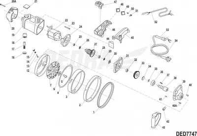 Produktbild von #27 Rotor Pre Frézku Na Betón Dedra Ded7747 Xded7747.27