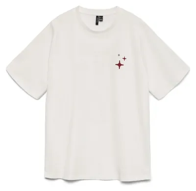 Produktbild von Vero Moda 10337698_4_1224350_59, T-Shirt, Weiblich, Weiß, XS, 1 Stück(e), Wash with similar colors; Wash inside out, Line dry in the shade