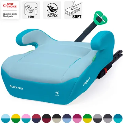 Produktbild von Daliya® QUBIX PRO Kindersitzerhöhung mit ISOFIX, i-SIZE NORM ECE R129, 125 - 150 cm, Gurtfix, Autositz, Autokindersitz, Kindersitz, Sitzerhöhung