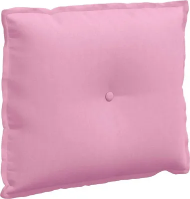 Zdjęcie produktu dla vidaXL Poduszka na plecy różowa 60 x 19 x 50 cm tkanina