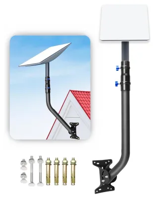 Immagine prodotto di Supporto regolabile a parete per antenna satellitare