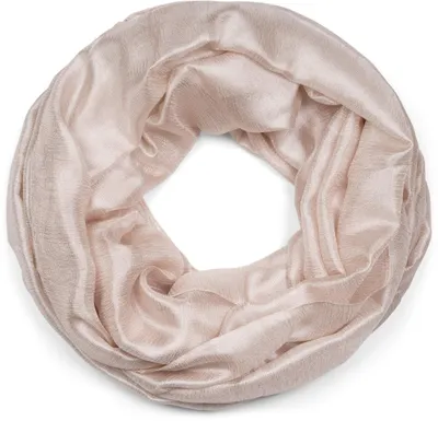 Produktbild von styleBREAKER Damen Loop Schal weich fließend | Seidig glänzendes Halstuch Einfarbig für Sommer & Frühling | Schlauchschal Leicht & Elegant