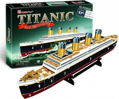 Obrázok produktu pre CUBICFUN 3D puzzle Titanic (mal) 35 dielikov