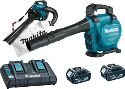 Obrázek produktu pro Makita DUB363PT2V, Ruční fukar, Foukání, Černá, Modrá, 7850 ot/min, Elektrický, Baterie
