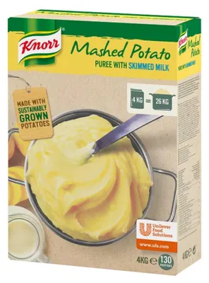 Obrázek produktu pro Knorr Bramborová kaše s mlékem, 4 kg - Instantní bramborová kaše, 130 porcí