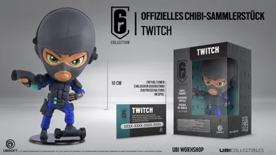 Produktbild von Ubisoft Six Collection 3 - Twitch 10cm Vinyl Figur