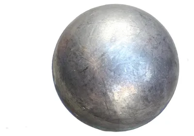 Produktbild von Hohle Metallkugel, dickwandiger Stahl, 80 mm Durchmesser, für Garten und Zaun