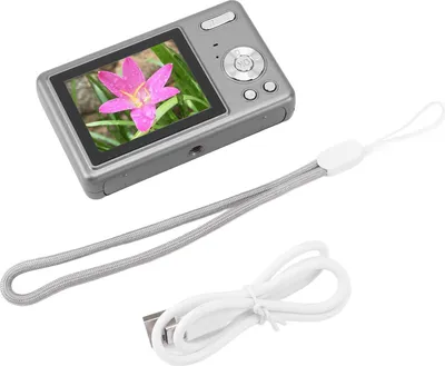 Obrázek produktu pro 12 MP 1080p digitální fotoaparát 2,4" TFT displej 16x zoom Automatické ostření Brašna pro studenty Vlog Grey