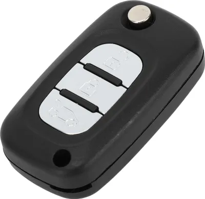 Produktbild von 3 Tasten Schlüsselgehäuse Gehäuse Keyless Entry Fernbedienung Schlüsselanhänger Ersatzgehäuse für Renault Clio