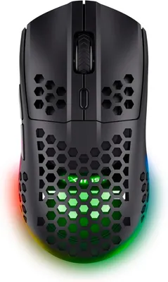 Produktbild von Kabellose Gaming-Maus Helox GXT 929, Ultraleicht 75g, 80h Akku, 2,4-GHz USB Empfänger, Einstellbare DPI 800-4800, 6 programmierbare Tasten, PC MMO