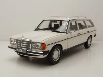 Produktbild von Mercedes 200 T S123 Kombi 1982 weiß Modellauto 1:18 Norev