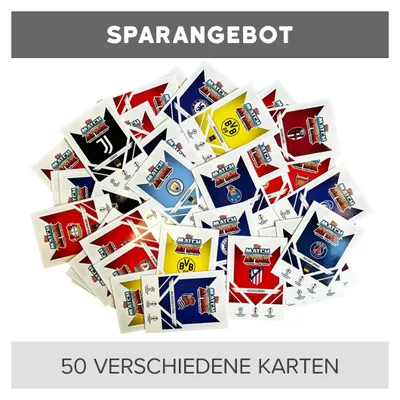 Image de Match Attax Ligue des champions 2024/25 - Cartes à collectionner - 50 cartes différentes, distribuées au hasard