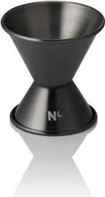 Productafbeelding van Jigger NOCTURN, 2/4 cl, diameter 4,5 cm, hoogte 6 cm, gepolijst staal