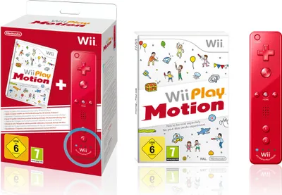 Produktbild von Wii Play: Motion (Spiel + Wii-Remote in Rot)