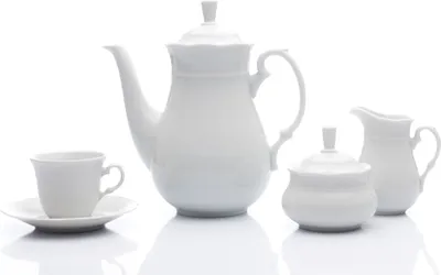 Produktbild von Thun 1794 Kaffeeservice, Tschechisches Porzellan, Natalie, weiß, Thun, 15 d.