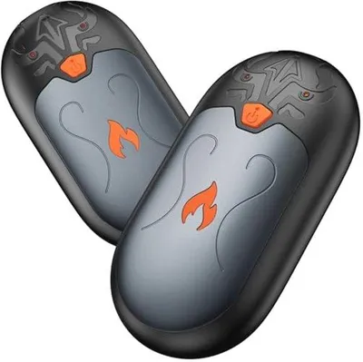 Productafbeelding van Oplaadbare Handwarmers 8000 mAh - 2 Stuks Elektrische Handwarmers met 24 Uur Warmte en 3 Verwarmingsmodi
