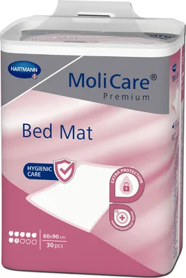 Image de Hartmann Molicare Premium Bed Mat 7 gouttes 60 x 90 cm - 1 paquet de 30 protections