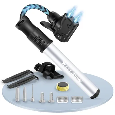 Produktbild von Mini-Fahrradpumpe mit Presta- und Schrader-Ventilen