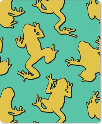 Produktbild von MuchoWow® Mauspad Mousepad Muster - Dschungel - Frösche 30x40 cm - Mousepads - Maus Mat - Pad - Mausunterlage - Mausmatten