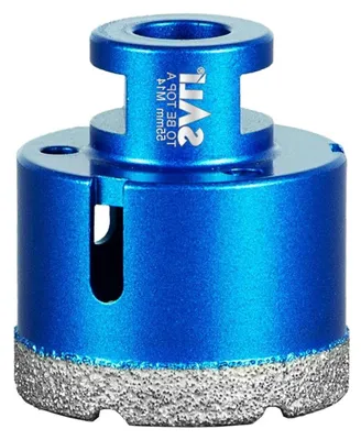 Productafbeelding van Diamant Tegelboor - Glasboor Gatenzaag - Keramiek Boren - Vacuüm Gesoldeerd - 55 mm M14 - Zilver