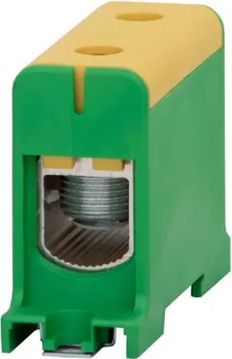 Produktbild von 1-polige Schienenverbindung 35 mm² - 150 mm² Al/Cu gelb-grün F-Elektro F2.0287