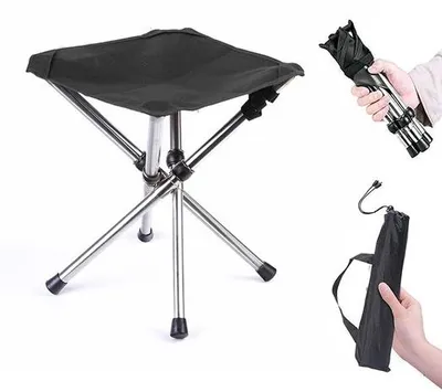 Obrázek produktu pro Ibenzoa® Skládací outdoorový stolek – lehký hliník, tkanina Oxford, kompaktní a přenosný, ideální pro kempování, rybaření a turistiku