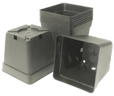 Produktbild von Pflanztopf, viereckig/taupe, 1,55 Liter