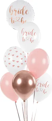 Immagine prodotto di Palloncino in foil Bride to be 35cm rotondo bianco oro rosa