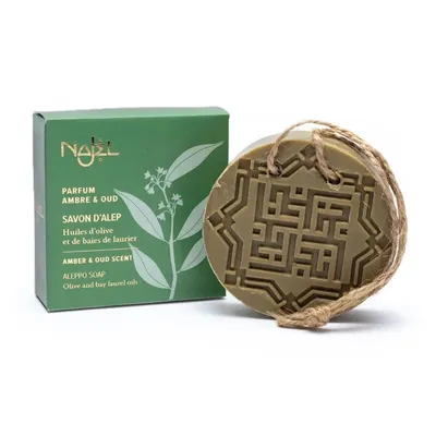 Produktbild von NAJEL SAV33NJ/5P, Haut & Haar, Barseife, Oud, Bernstein, Grün, Rund, 1 ml
