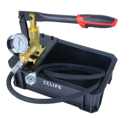 Produktbild von Manuelle Abdrückpumpe 0-30Bar mit Schlauch, 4L Wassertank